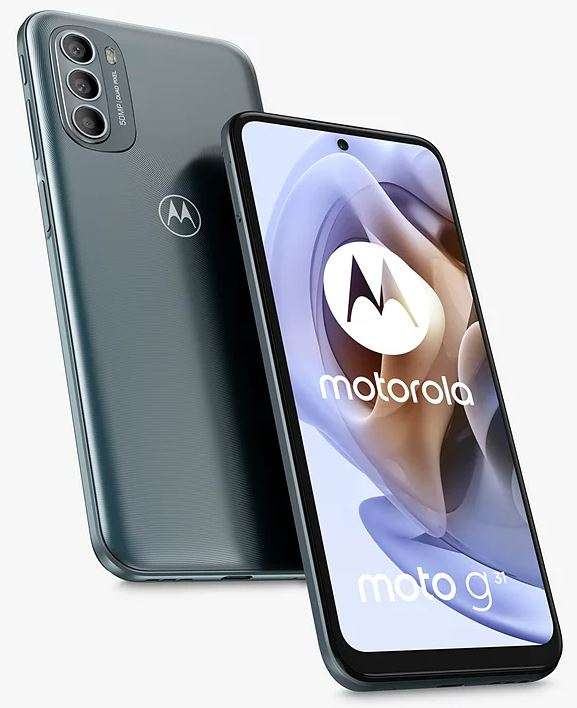 Motorola Moto G31 - 6.4" OLED, 4GB\64 GB, 5000 mAh, Micro SD, 50 MP triple camera - £114 with code @ Mobiles.co.uk