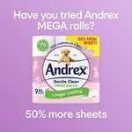 Andrex Gentle Clean Toilet Rolls - 45 Toilet Roll Pack w/voucher - (£17.63/£15.42 with Subscribe & Save) with Voucher