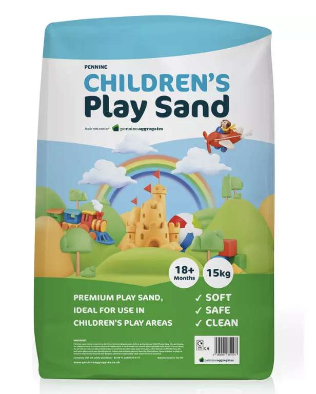 2 x Pennine Children's Play Sand, 30kg - £8 (click & collect) @ Argos