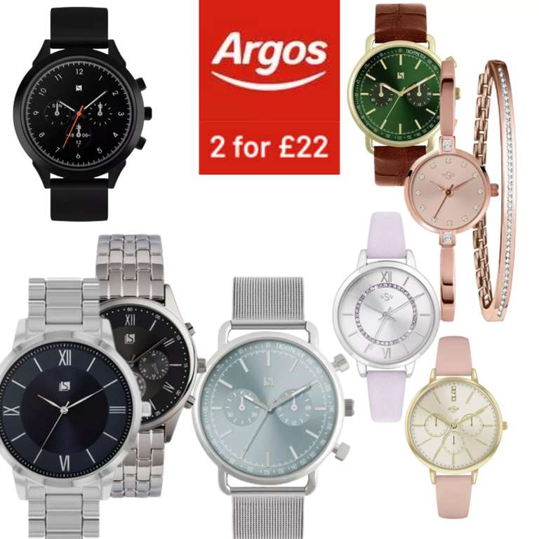 Spirit watch from £9.99 or 2 For £22 with free click and collect @ Argos