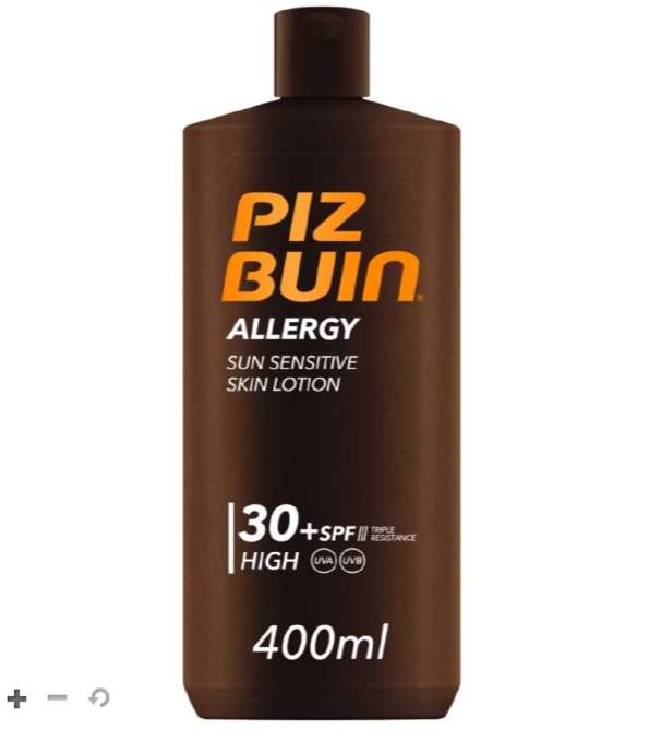 Piz Buin Allergy Sun Sensitive Skin Lotion SPF30 400ml - Free Click and Collect