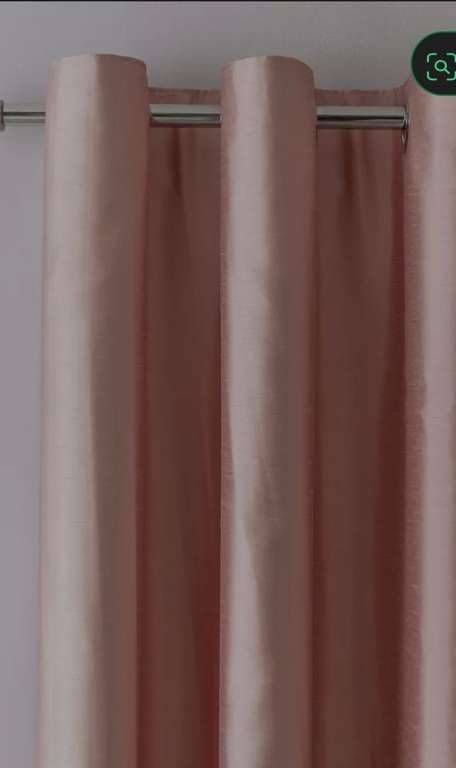 Habitat Faux Silk Fully Lined Eyelet Curtains - 2 colours £10 + Free collection @ Argos