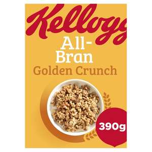 Kellogg's All Bran Golden Crunch 390g - 45p in store at Sainsbury's, Manchester Piccadilly