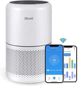 LEVOIT Smart Air Purifier for Home Bedroom, H13 HEPA Air Filter with Real Time Air Quality Sensor £114.74 @ Amazon