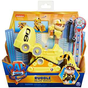 PAW PATROL, Rubble’s Deluxe Movie Transforming Toy Car - £7.99 @ Amazon
