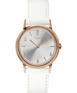 Time Marlin Hand Wound Watch Rose Gold 34mm £65.62 at Timex Shop