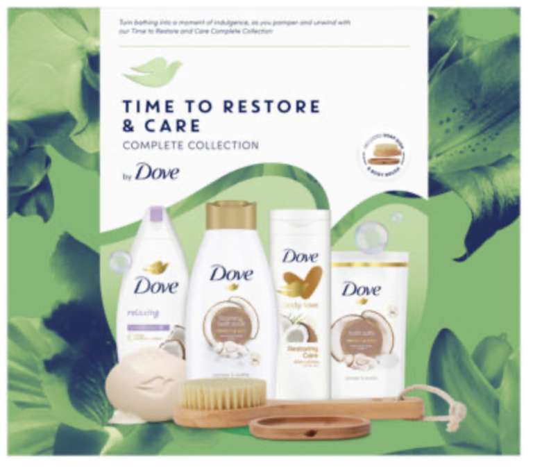 Dove Time To Restore & Care Large Complete Collection Gift Set 7 Piece (Cwmbran)
