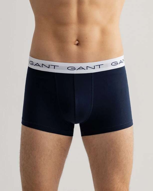3 Pack - Gant Trunks (5 Colours / Sizes S - XXXL) - Free Delivery for Members