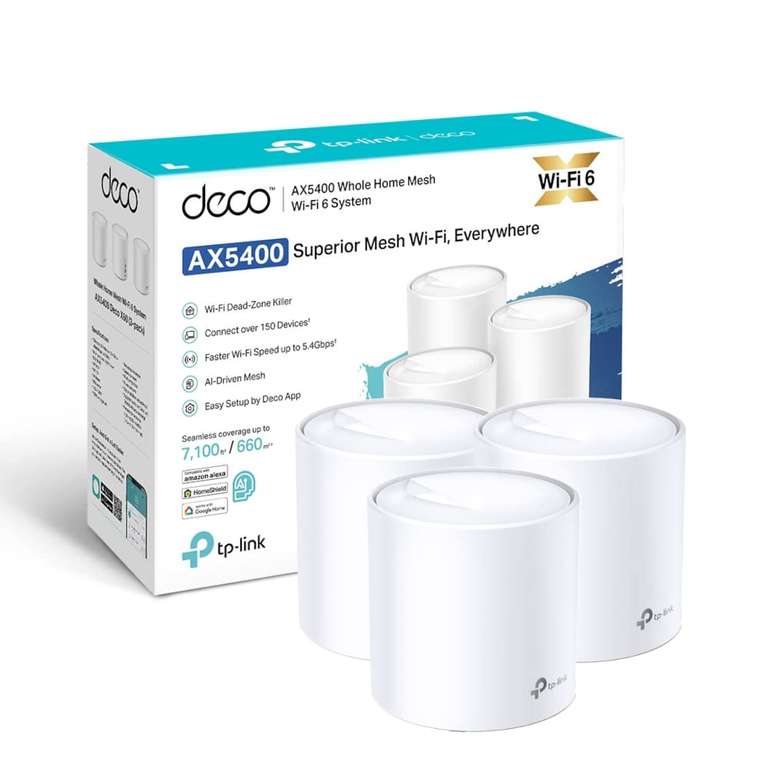 TP-Link Deco X60 AX5400 Whole Home Mesh Wi-Fi 6 - 3 pack