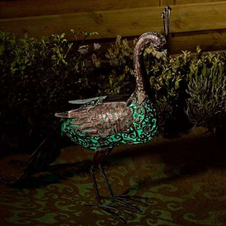 Smart Garden Metal Filigree Peacock Solar Light (1050740RS) £9.99 @ Longacres Free Click & Collect (4 Locations)
