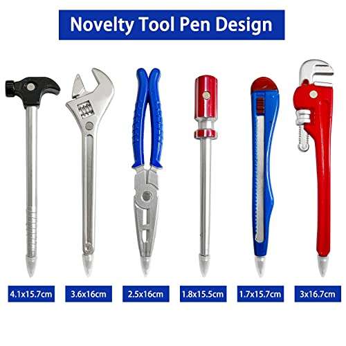 Jancosta Novelty Tool Pens Set Writing Ink Ballpoint Pen (6 Pcs) £5.51 @ Dispatches from Amazon Sold by VACBEST STORE