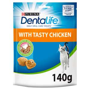 DENTALIFE Cat Dental Treats Chicken 140g, Pack of 5