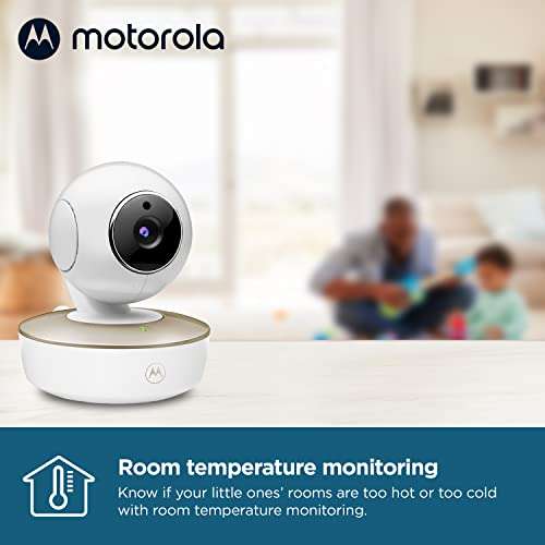 Motorola Nursery VM50G Baby Monitor Camera - 5-inch Colour Display Parent Unit - Lullabies - Two-Way Communication - High Sensitive