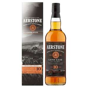 Aerstone Single Malt Scotch Whisky Aged 10 Years Land Cask 70cl £20 @ Sainsbury's