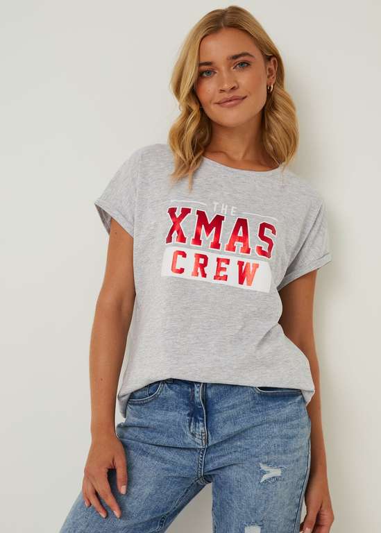 Christmas T-shirts down to £3.50 Free Click & Collect @ Matalan