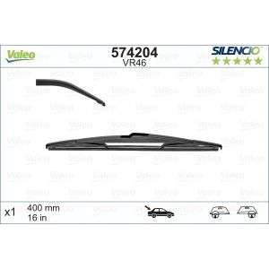 Valeo wiper blade silencio performance with spoiler from 16in - £1.08 / 15in - £1.13 / 20in - £1.89 - free click and collect