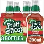 Robinsons Fruit Shoot Apple & Blackcurrant, Summerfruits, Orange No Added Sugar 8X200ml - £2.25 (Clubcard Price) @ Tesco