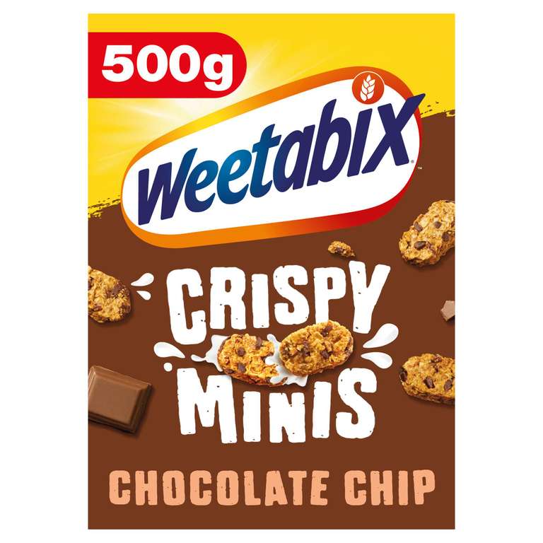 Weetabix Crispy Minis Chocolate Chip 500g - £2.00 @ Sainsburys