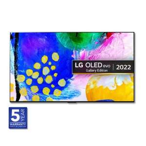 LG OLED65G26LA G2 Series 65 - 4K OLED EVO Gallery Edition TV (2022) - 5 years warranty £2299 with code @ PCR Direct