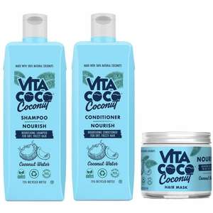 Vita Coco Coconut Nourishing Shampoo & Conditioner 400ml + Hair Mask 200ml - £9.93 + 53p Face Mask (To Get free Delivery) @ Just My Look