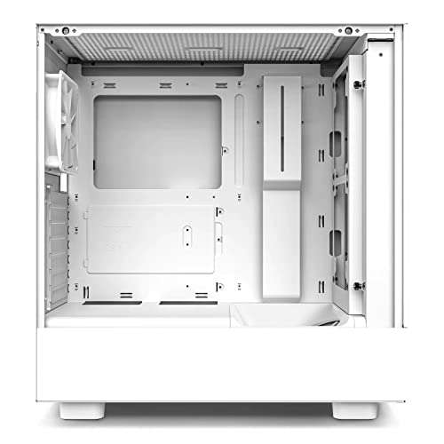 NZXT H5 Flow ATX Mid Tower PC Gaming Case White - £65 @ Amazon (Prime Exclusive Deal)