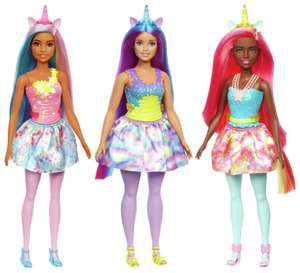 New Barbie Dreamtopia Unicorn Doll Assortment - 30cm £8 free click & collect at Argos