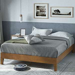 Deluxe 30 cm Solid Wood Platform Double Bed Frame £81.41 @ Amazon UK