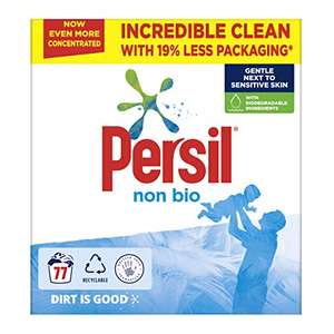Persil Non Bio Fabric Cleaning Washing Powder, 3.9kg - £11.50 @ Amazon