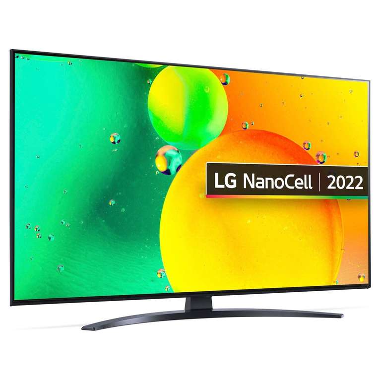 LG NanoCell 50NANO766QA NANO76 50" HDR 4K Smart TV £359.10 with code (UK Mainland) @ Hughes-electrical / Ebay