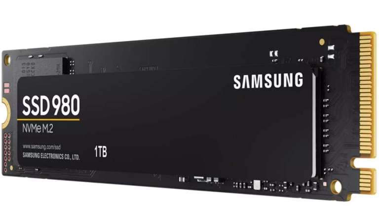 Samsung 980 1TB PCle 3.0 NVMe SSD 3,500/3,000 MB/s 5 year guarantee C&C