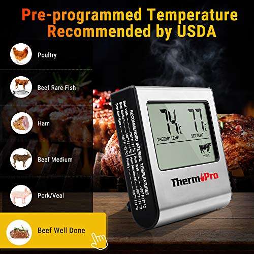 ThermoPro TP16 Digital Meat Thermometer £12.39 with 20% voucher Dispatches from Amazon Sold by ThermoPro UK
