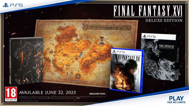 Final Fantasy XVI Deluxe Edition (PS5) £74.95 Pre-order @ Coolshop