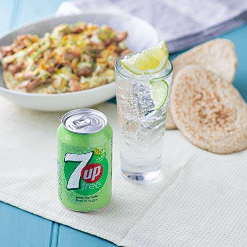 7UP Free, 12x330ml - £4 -min order qty 3 - £12 (48* 330ml 7Up Sugar free £12.80 - using 20% voucher off Subscribe and save) at Amazon