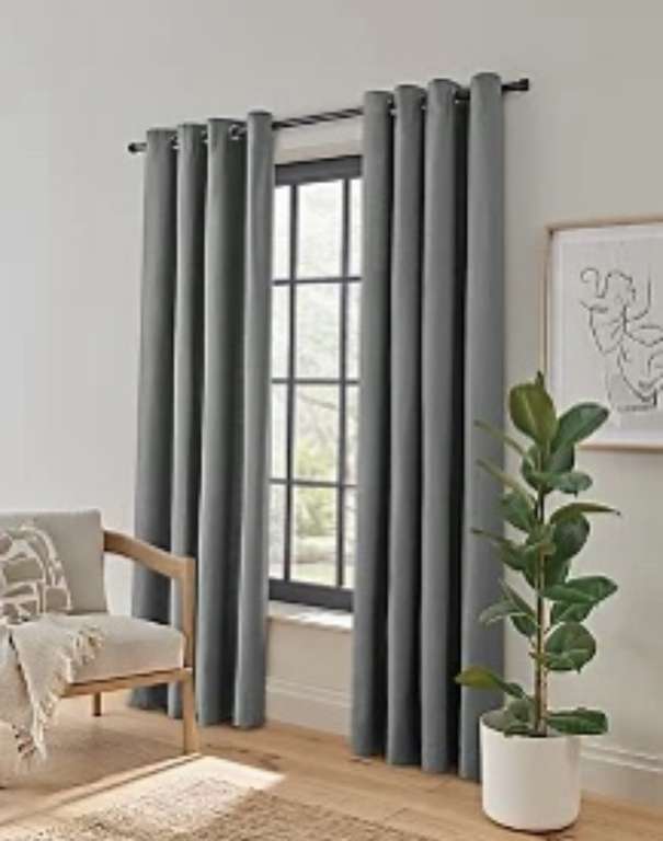 50% off Curtains at checkout at George online (ie plain eyelet curtains from £7.50) + free click & collect @ George (Asda)