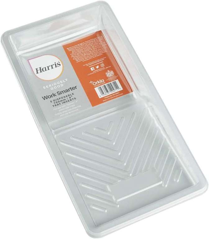 5 Harris 4" Paint Tray Liners - £2 @ Amazon