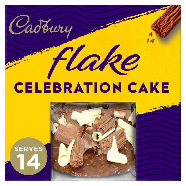 Cadbury Flake Celebration Cake Serves 12 £10 @ Morrisons