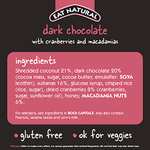 Eat Natural Bars 45g (Pack of 12), Dark Chocolate, Cranberries & Macadamias - £7.36 @ Amazon