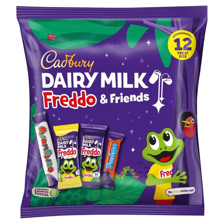 Cadbury Dairy Milk Freddo & Friends Treatsize Chocolate 12 Pack 191g - £1 @ Morrisons