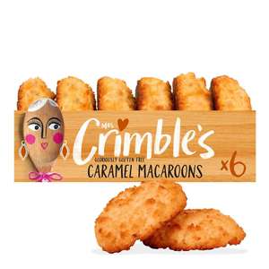 Mrs Crimble's 6 Gluten Free Caramel Macaroons 180g Clubcard Price