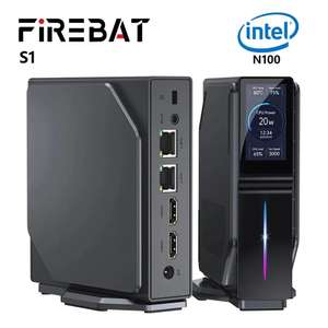 FIREBAT S1 Mini PC 12th Alder Lake N100 16GB 512GB Smart Display (EU Plug) with code @ Cutesliving Store