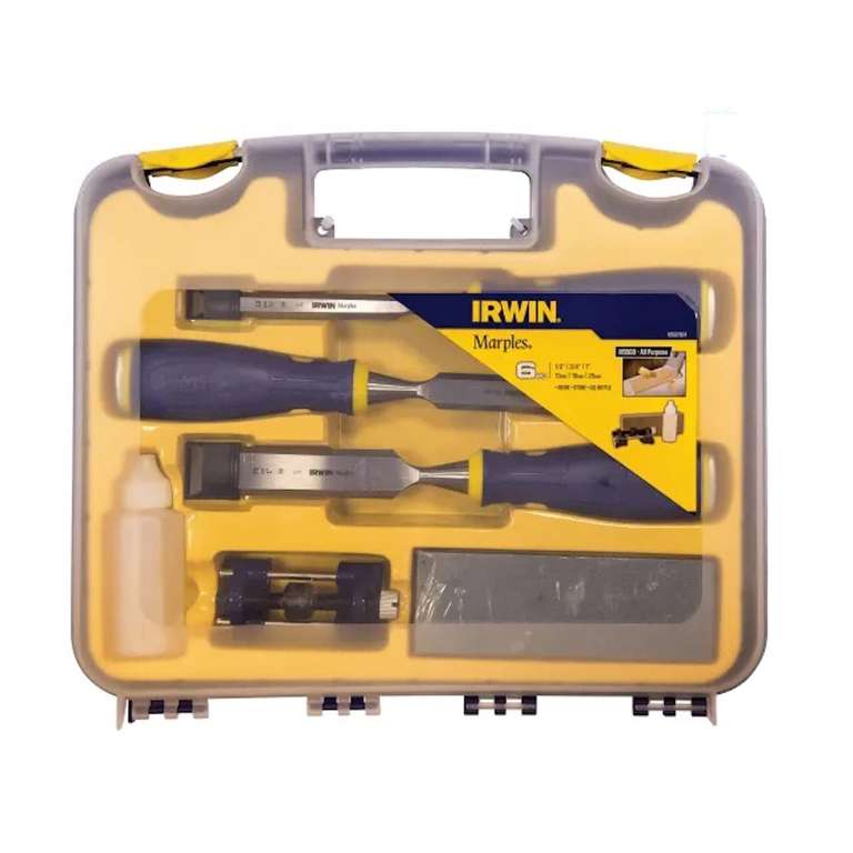 Irwin Marples Irwin S500S3SS Ms500 Series Soft Touch Bevel Edge Chisels Set