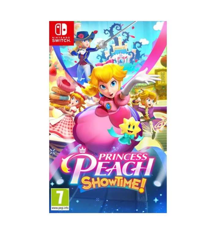 Princess Peach Showtime With FREE Pin Badge (Switch) BRAND NEW AND SEALED w/code sold by The Game Collection Outlet