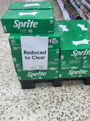 Sprite 18 x 330ml Reduced To Clear @ Tesco Stroud Green / South Shields