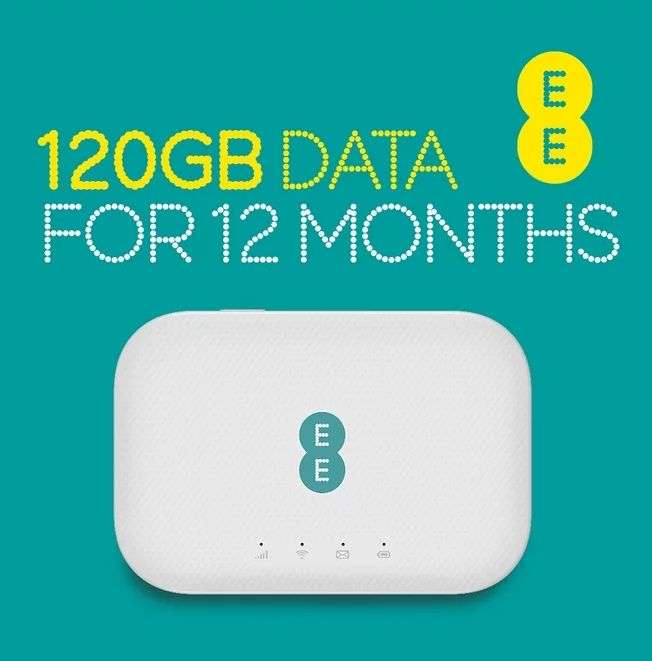 EE 4G 120GB 4GEE WiFi Mini Mobile Wi-Fi Router - £89.99 Free Click & Collect @ Argos