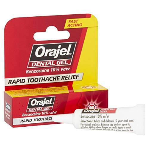 Orajel Dental Gel, 5.3g (Pack of 1) £3.50 / £3.33 Subscribe & Save (Further Possible 20% Voucher) @ Amazon