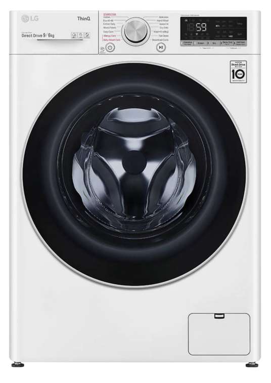 LG Stream FWV696WSE Washer Dryer 9kg/6kg 1400rpm £549.99 / £538.98 members / £522.49 new signups @ LG Electronics -free connection/disposal