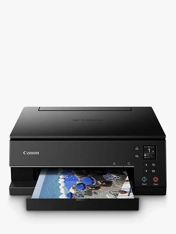 Canon PIXMA TS6350a Three-in-One Wireless Wi-Fi Printer + Free Google Nest Hub 2nd Gen - £109.99 with code @ John Lewis and Partners