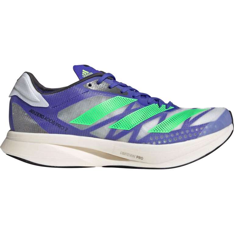 ADIDAS Adizero Adios Pro 2 Running Shoes - Blue and free socks