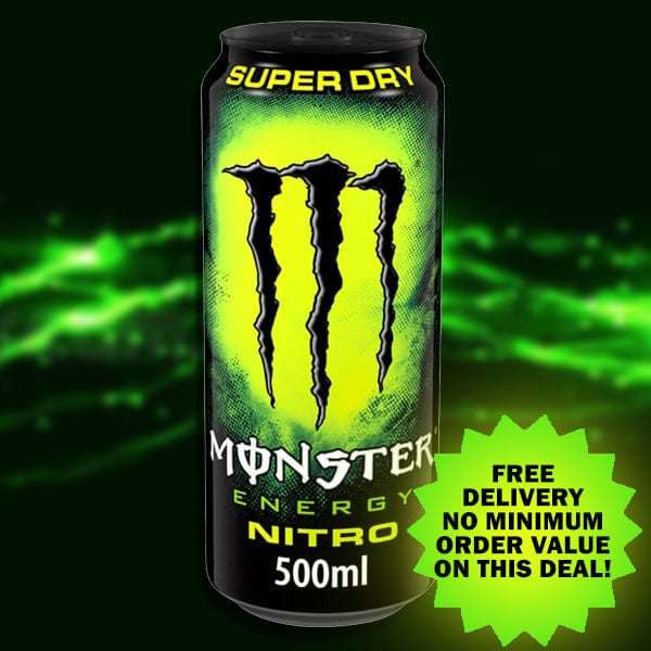 Monster Nitro Super Dry 24 cans £16.99 Free Delivery @ Discount Dragon