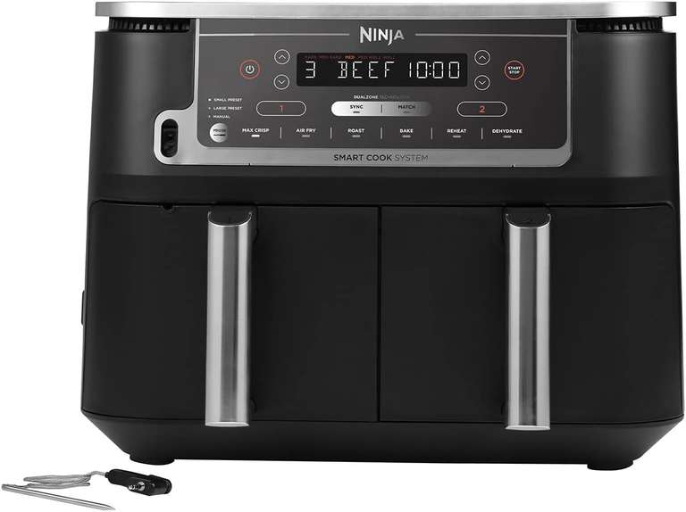 Ninja Foodi Dual Zone Fryer Air Fryer AF300UK £138.40 / AF451UK £162.40 - W/code + 2 Yr Warranty | Sold by AO (UK Mainland)
